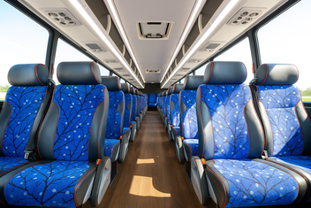 Lawton Charter Bus Inside