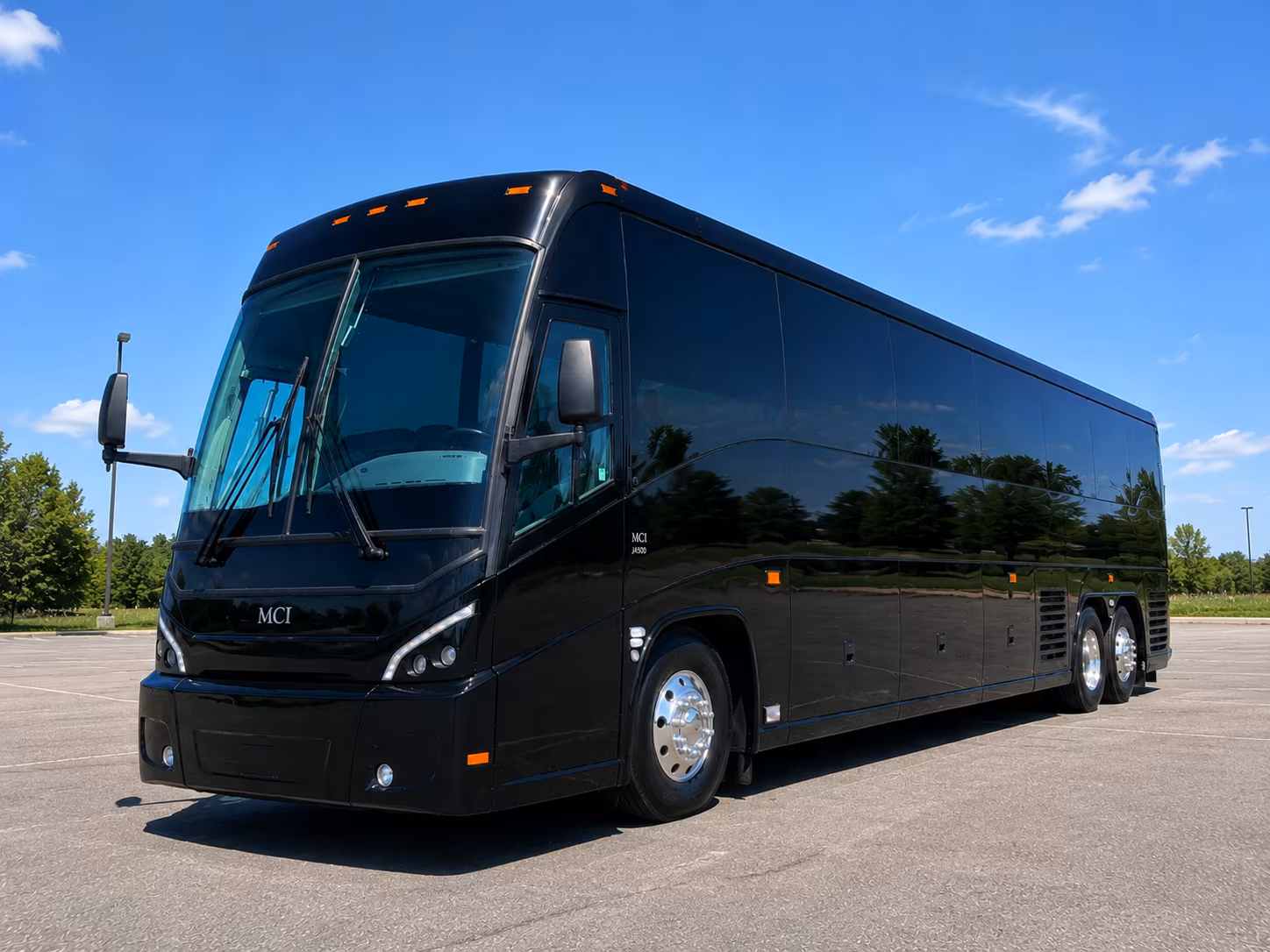lawton charter bus rental exterior