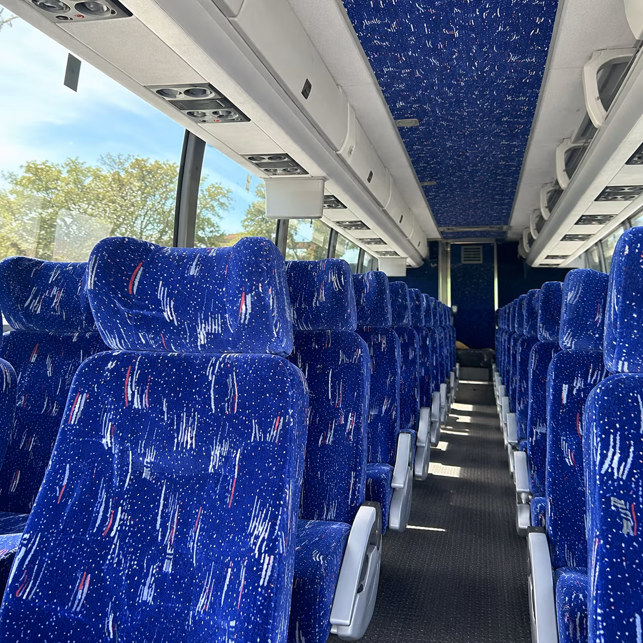 lawton charter bus rental inside
